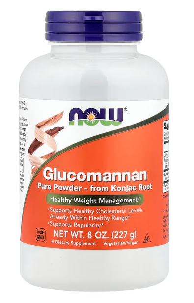 Glucomannan Pure Powder. 227 g. NOW Foods