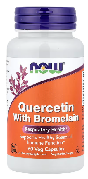Quercetin With Bromelain. 60 capsules. NOW Foods