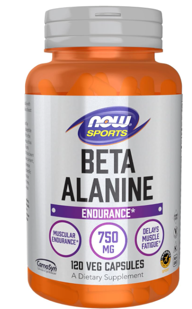 Beta Alanine 750 mg 120 Capsules – NOW Foods