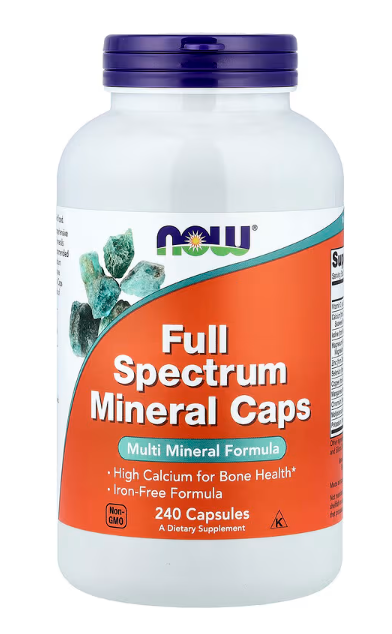 Full Spectrum Mineral. 240 capsules. NOW Foods