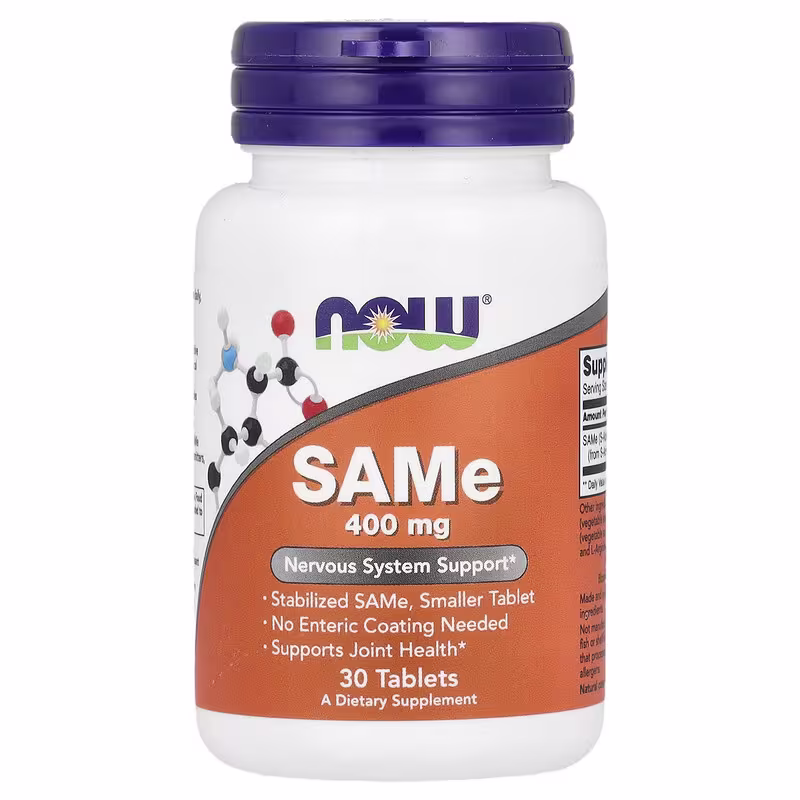 SAMe. 400 mg. 30 tableta. NOW Foods