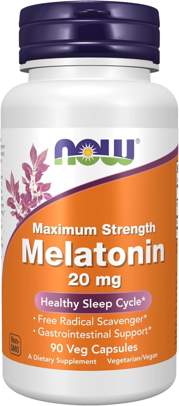 Melatonin 20 mg 90 kapsula. NOW Foods