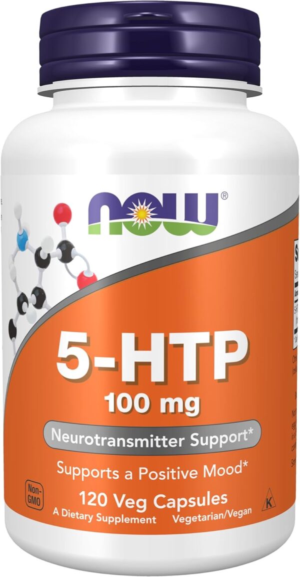 5-HTP. 100 mg. 120 kapsula. NOW Foods