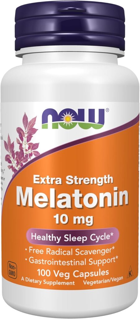 Melatonin 10 mg 100 kapsula. NOW Foods