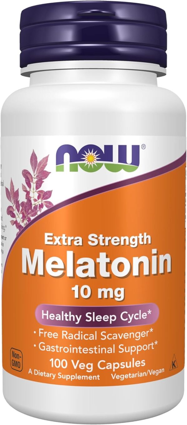 Melatonin 10 mg 100 kapsula. NOW Foods