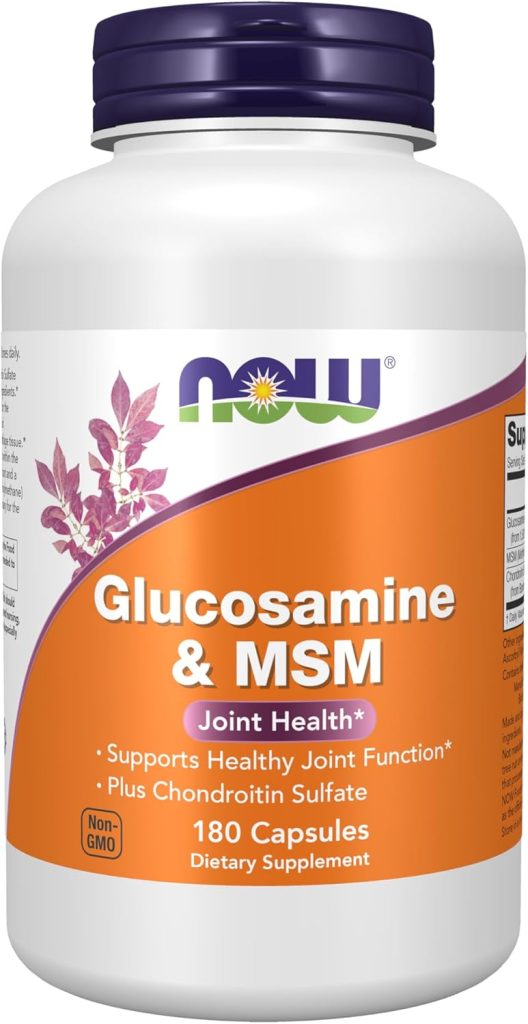 Glucosamine & MSM 180 kapsula. NOW Foods