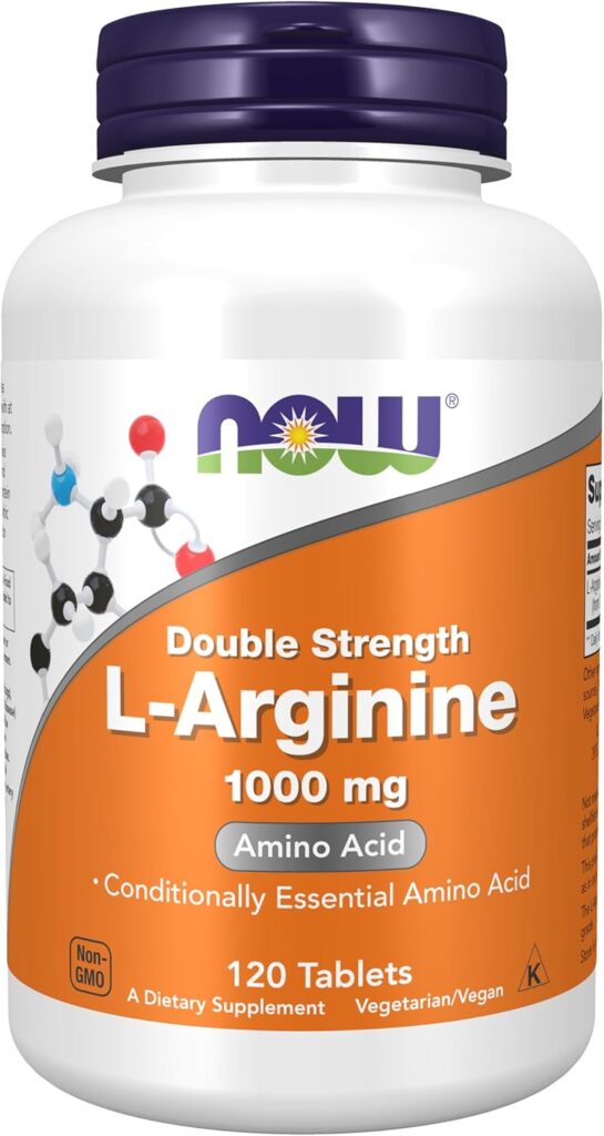 L-Arginine. 1000 mg. 120 tableta. NOW Foods