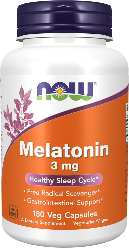 Melatonin 3 mg 180 kapsula NOW Foods