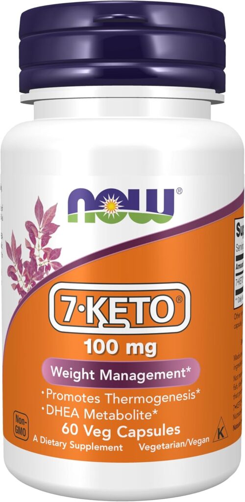 7-Keto. 100 mg. 60 kapsula. NOW Foods