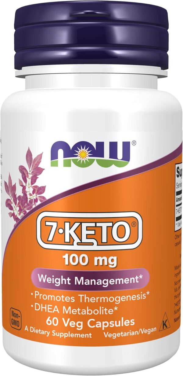 7-Keto. 100 mg. 60 kapsula. NOW Foods