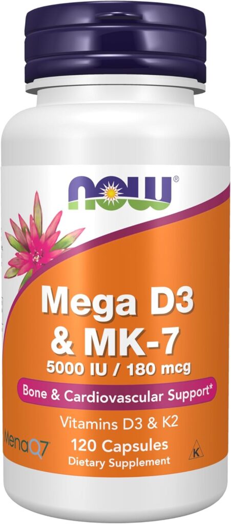 Mega D3 MK-7 120 kapsula. NOW Foods
