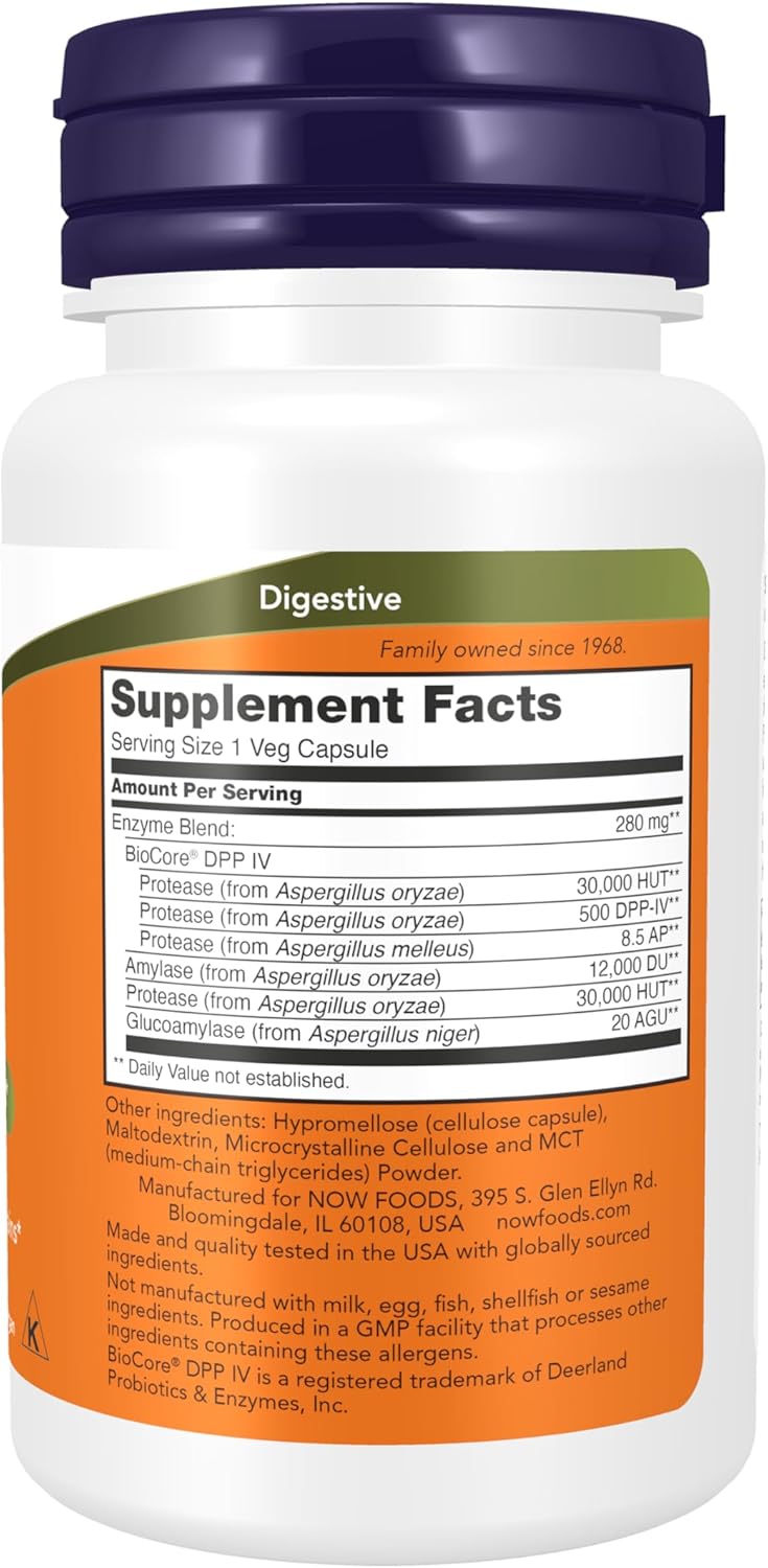 Gluten Digest 60 kapsula. NOW Foods - Image 2
