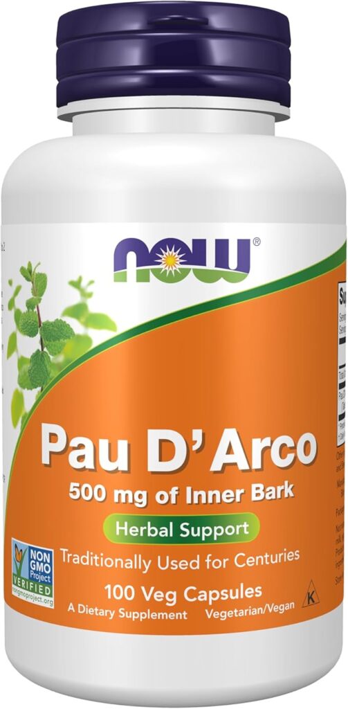 Pau D’Arco 500 mg 100 caps NOW Foods