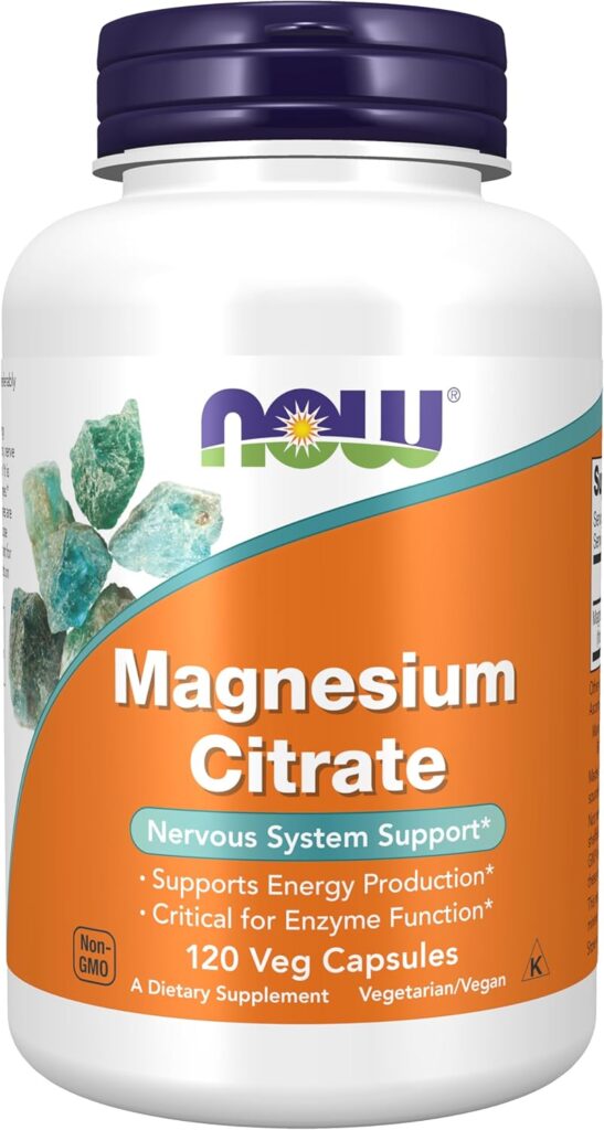 Magnesium Citrate 120 kapsula. NOW Foods