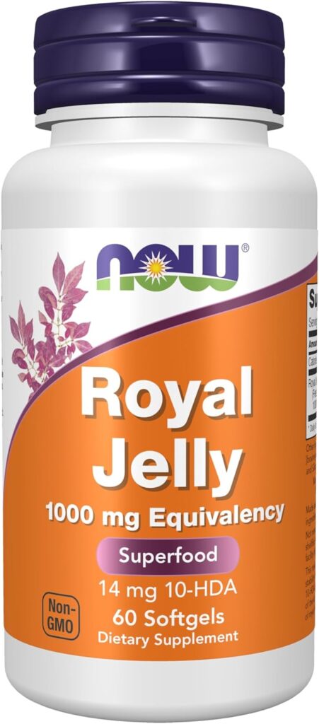 Royal Jelly. 1000 mg. 60 softgel kapsula. NOW Foods