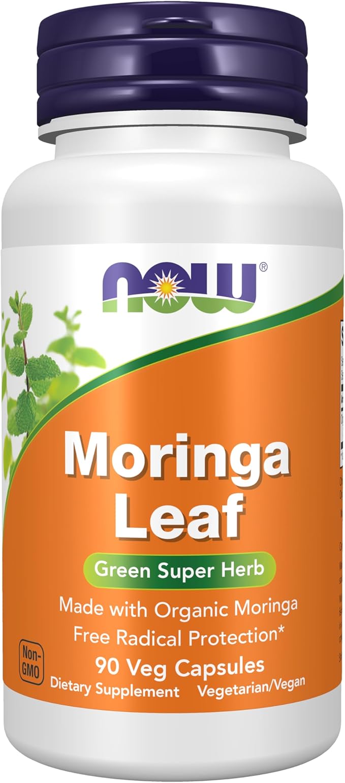 Moringa Leaf 90 kapsula NOW Foods