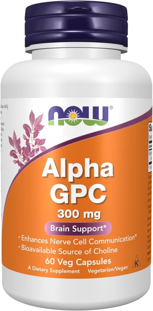 Alpha GPC. 300 mg. 60 kapsula. NOW Foods