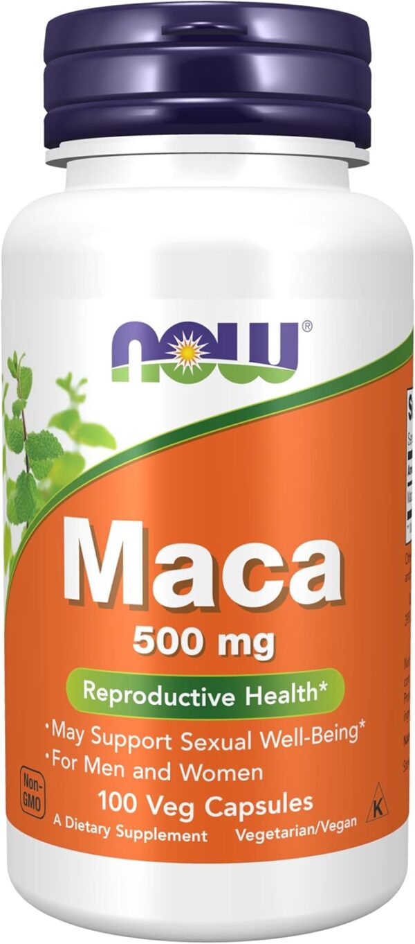 Maca 500 mg. 100 kapsula. NOW Foods