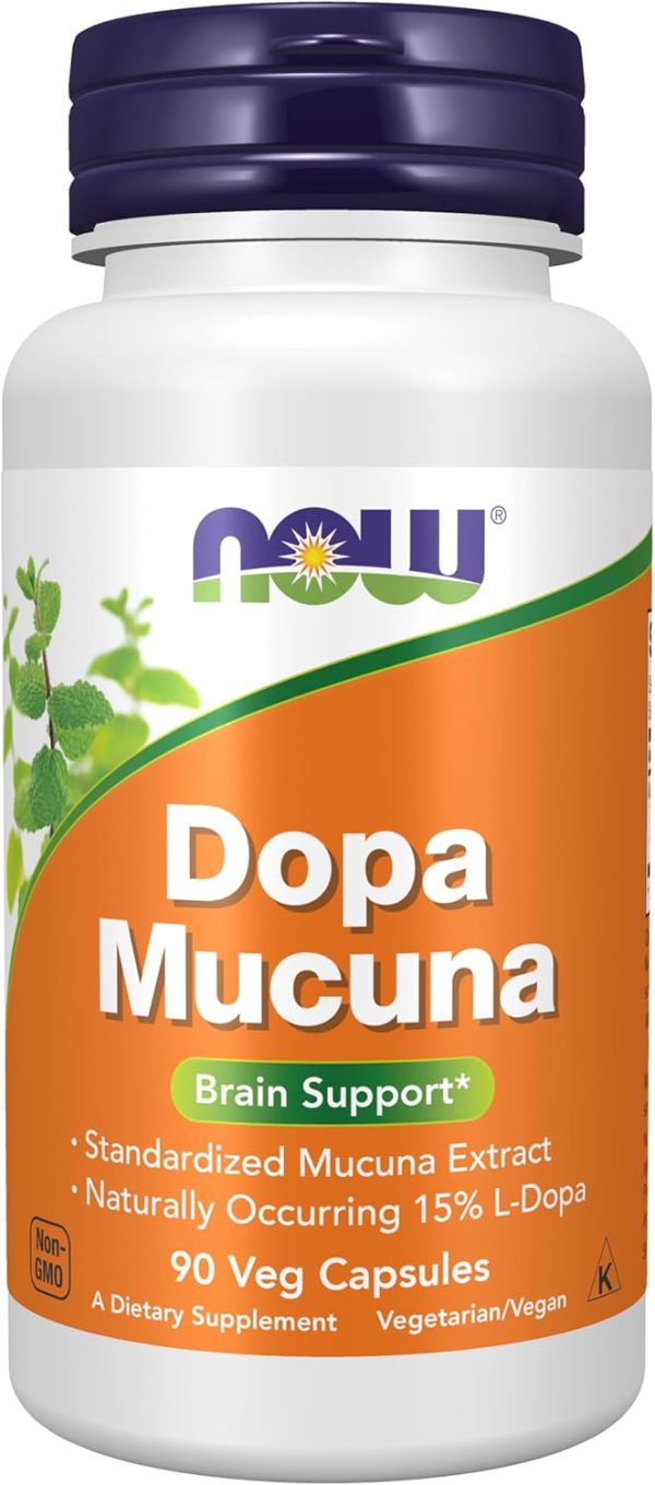 Dopa Mucuna. 90 kapsula. NOW Foods