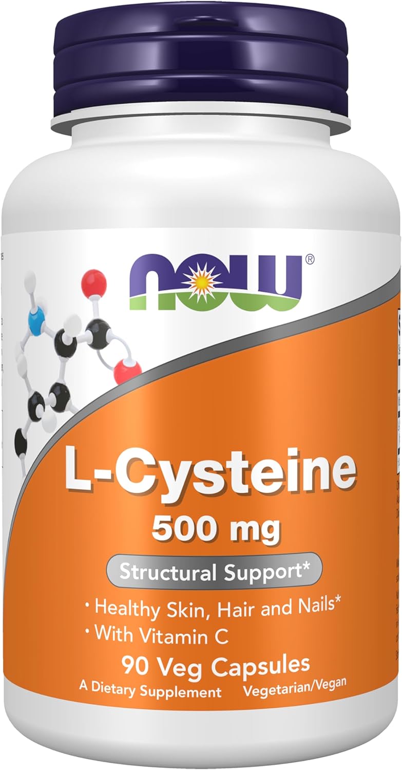 L-Cysteine 500 mg. 90 kapsula. NOW Foods