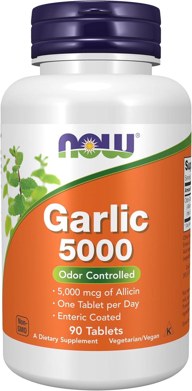 Garlic (beli luk) 5000mcg 90 tableta. NOW Foods