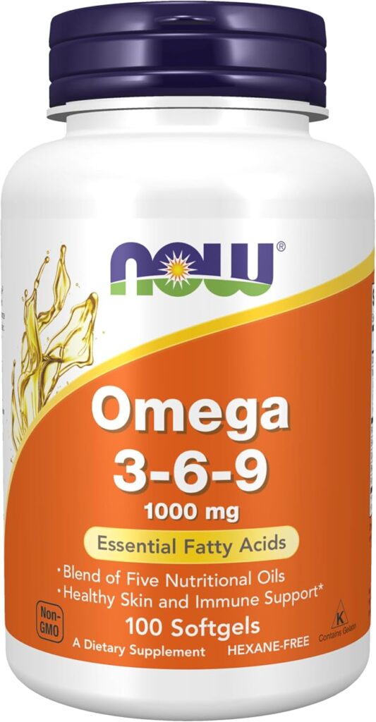 Omega 3-6-9 1000 mg 100 softgels NOW Foods
