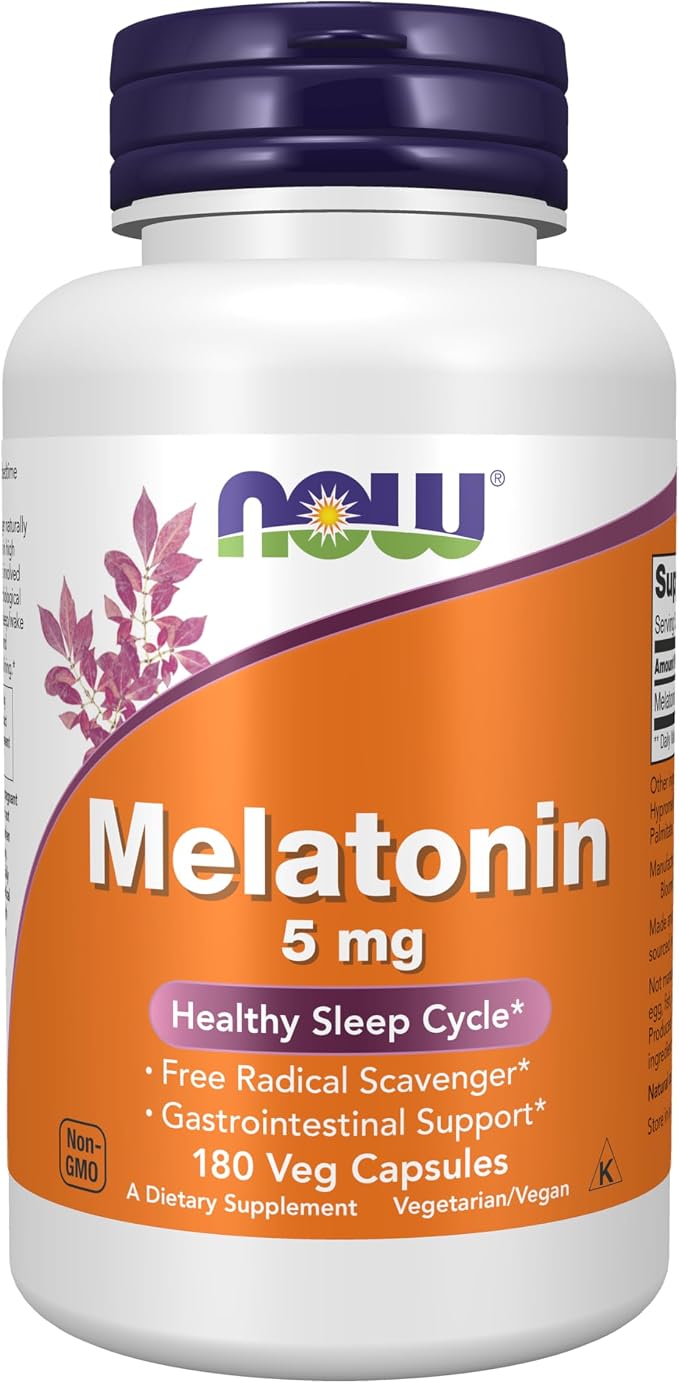 Melatonin 5 mg 180 kapsula NOW Foods