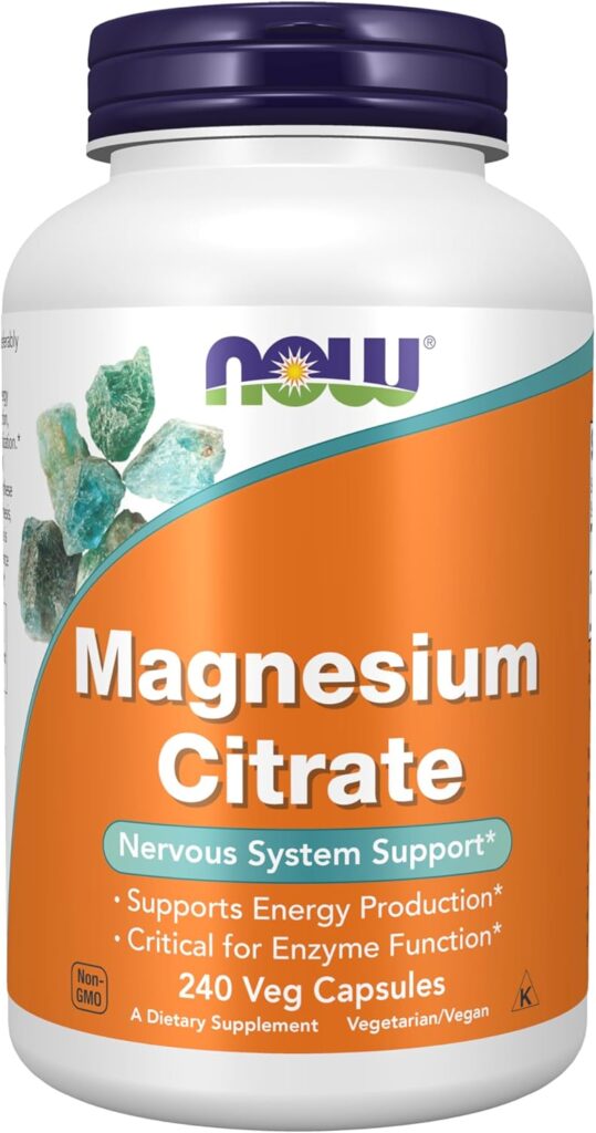 Magnesium Citrate 240 kapsula. NOW Foods