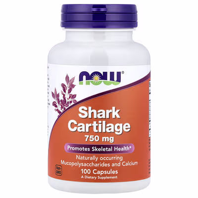 Shark Cartilage 750 mg 100 caps NOW Foods