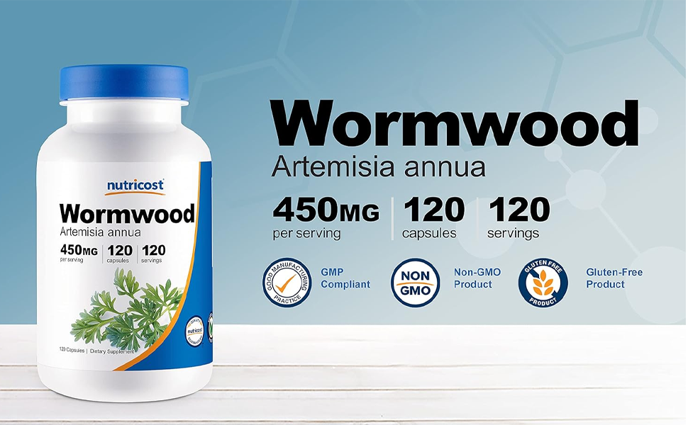 Wormwood 120 caps Nutricost - Image 3