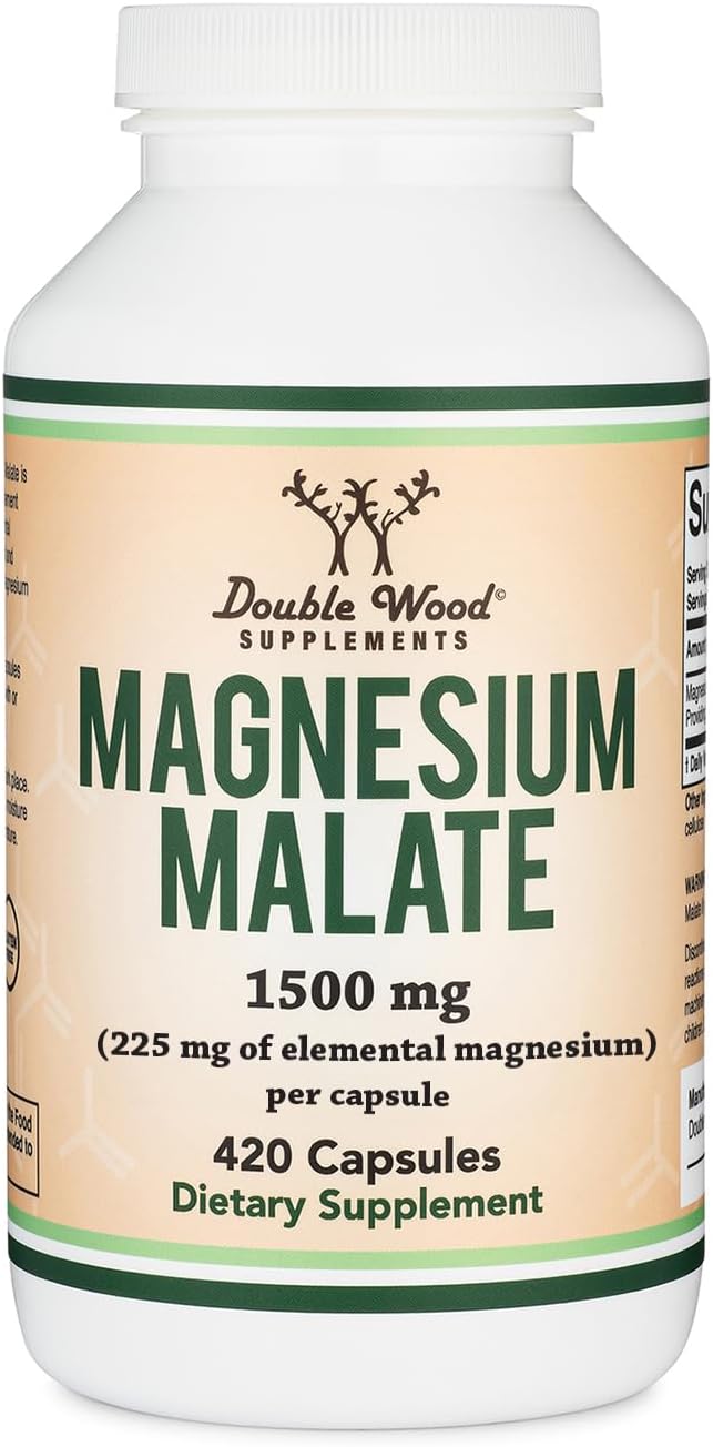 Magnesium Malate 1500 mg 420 caps Double Wood