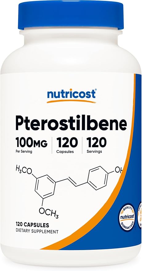 Pterostilbene 100 mg 120 caps Nutricost
