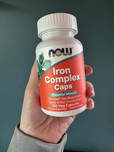 Iron Complex 100 tabs NOW Foods - Image 3