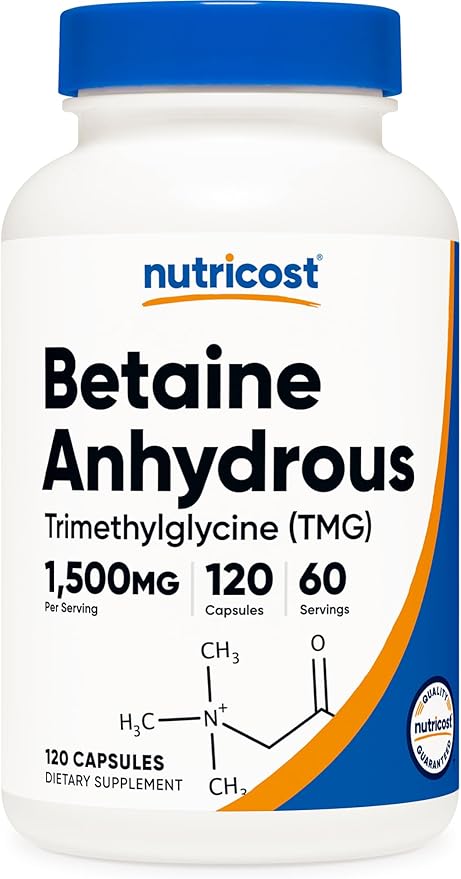 Betaine Anhydrous 120 caps Nutricost