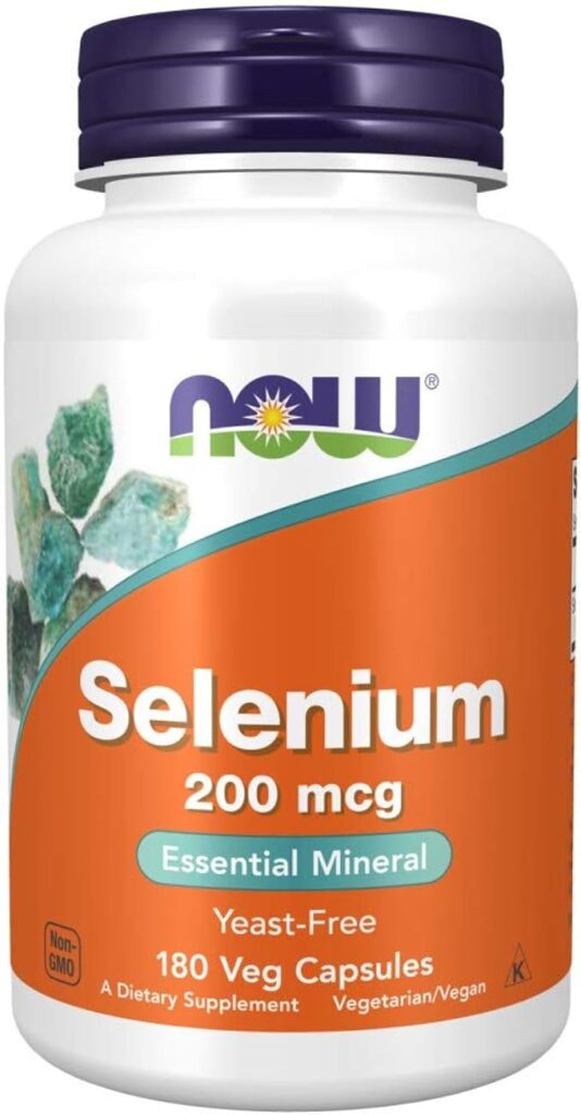 Selenium 200 mcg 180 caps NOW Foods