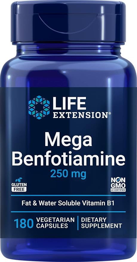 Mega Benfotiamine 120caps Life Extension
