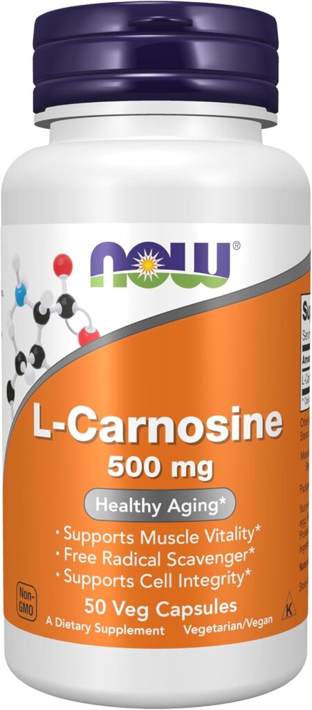 L-Carnosine 500 mg 50 caps NOW Foods
