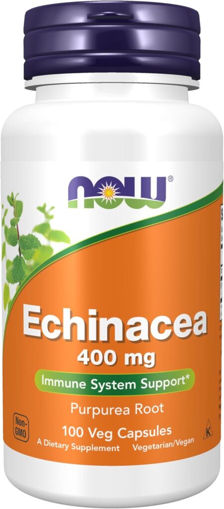 Echinacea 400 mg 100 capsules NOW Foods