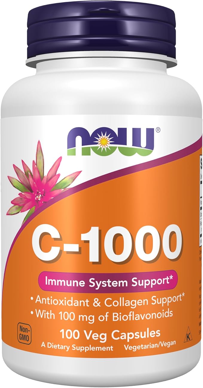 Vitamin C-1000 Bioflavonoids 100 caps NOW Foods