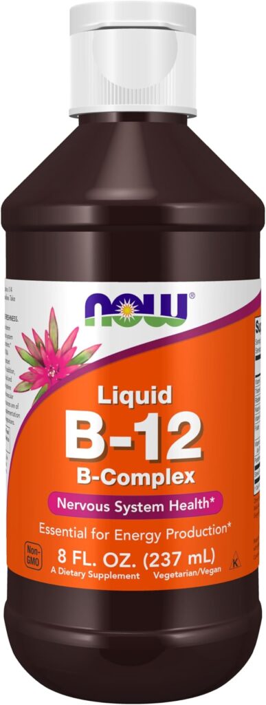 Vitamin B-12 Complex B Vitamin Liquid 236 ml NOW Foods