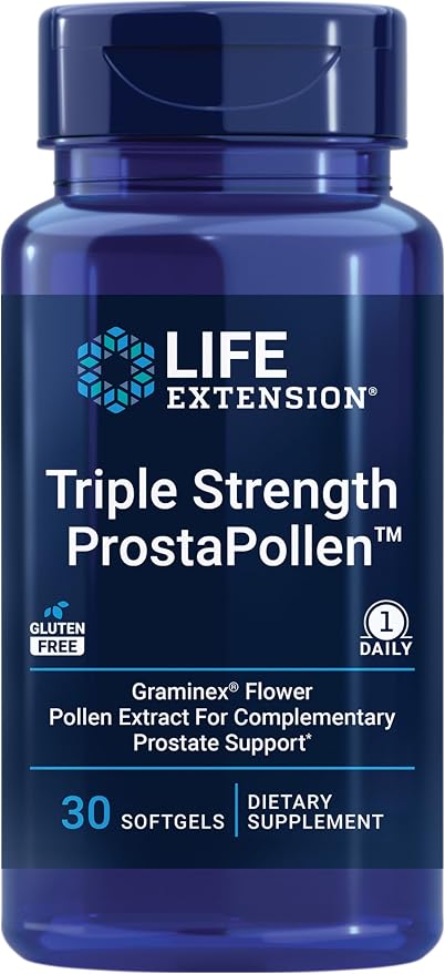 Triple Strength ProstaPollen™ 30softgels Life Extension
