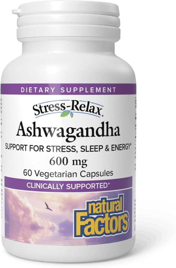 Ashwagandha 600mg 60caps Stress-Relax Natural Factors