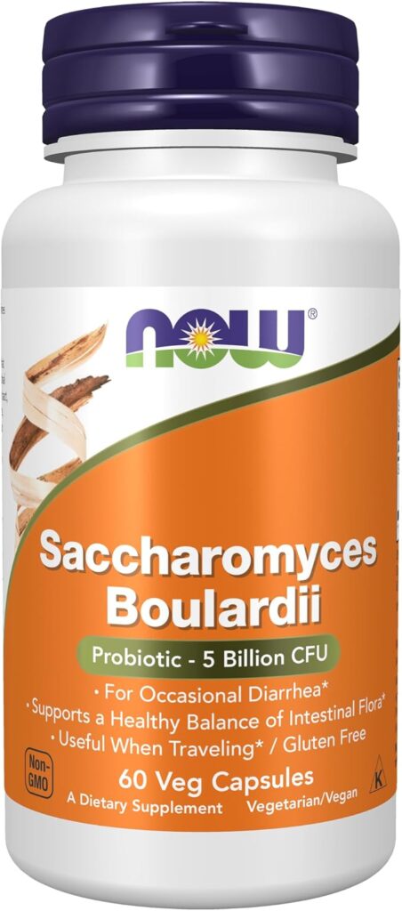 Saccharomyces Boulardii 60 capsules NOW Foods