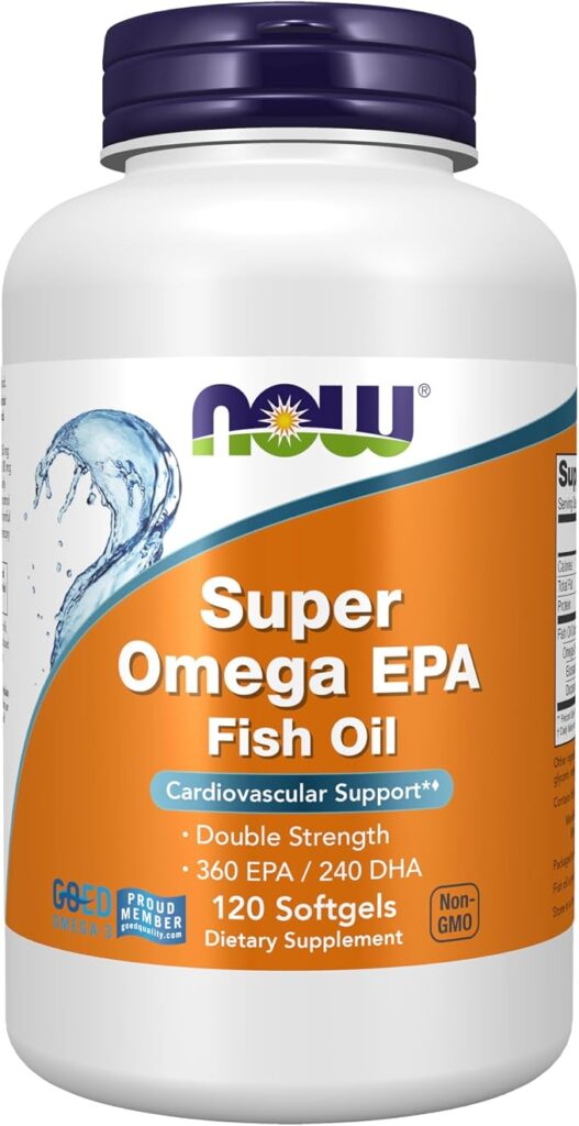Super Omega EPA Double Strength 120 softgels NOW Foods