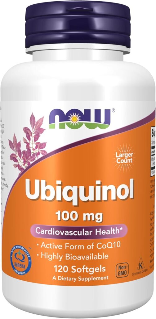 Ubiquinol 100 mg 120 softgels NOW Foods