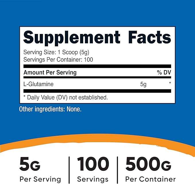 L-Glutamine Powder 300 g Nutricost - Image 2