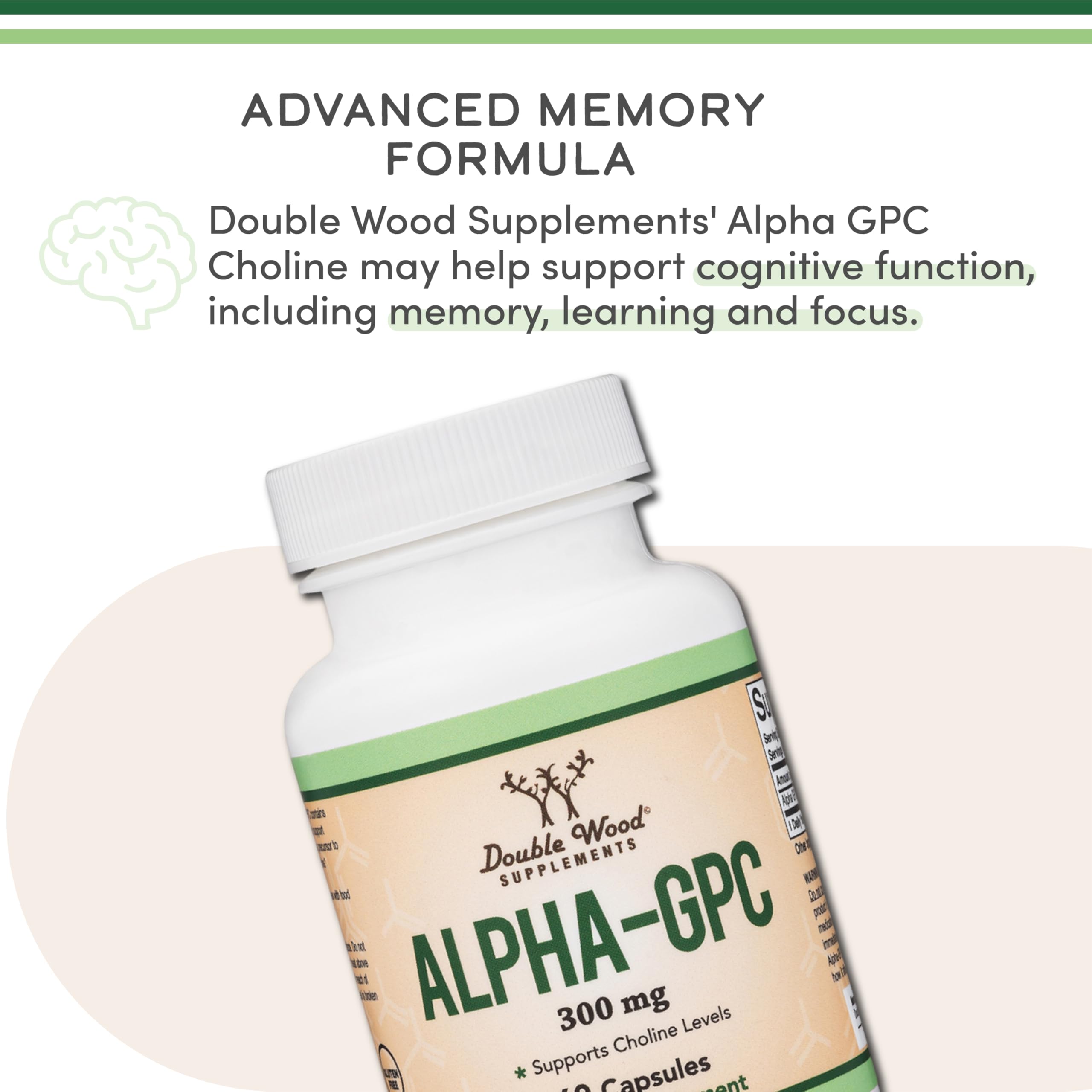 Alpha-GPC 60 caps Double Wood - Image 3