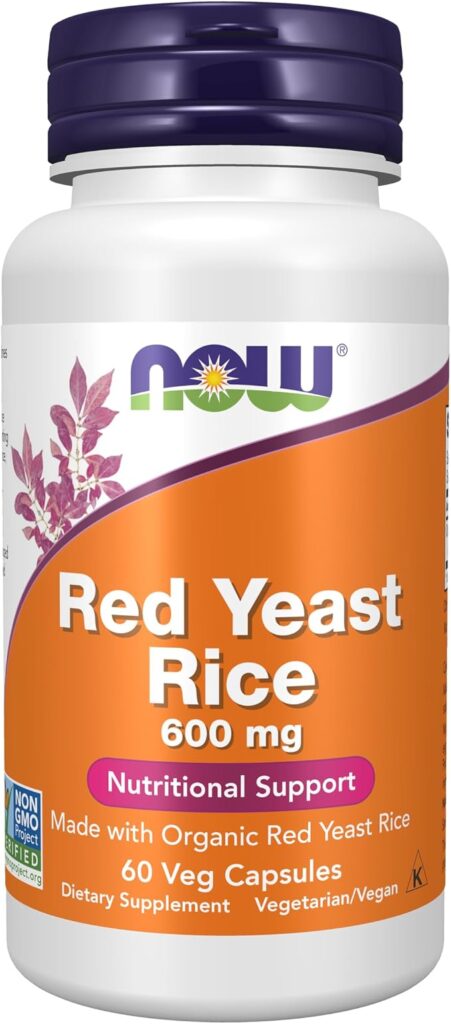 Red Yeast Rice 600 mg 60 caps NOW Foods