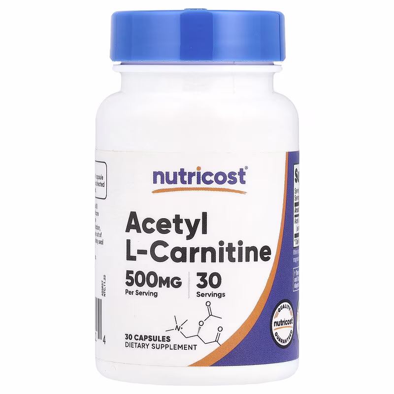 Acetyl L-Carnitine 500 mg 30 caps Nutricost