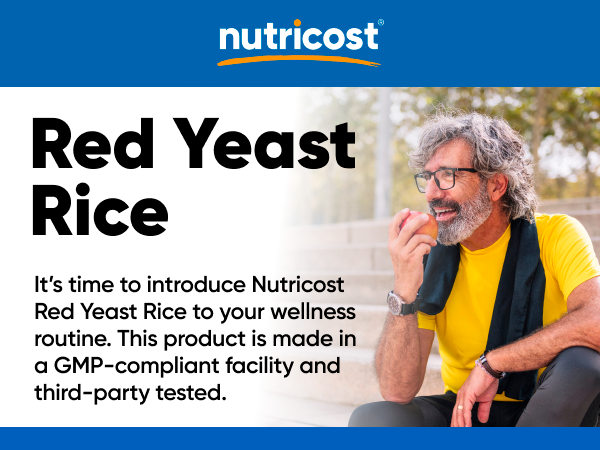 Red Yeast Rice 1200 mg 120 caps Nutricost - Image 3